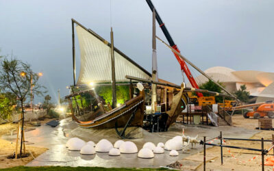 Dry Mist Technology Playground at the National Museum of Qatar in DOHA